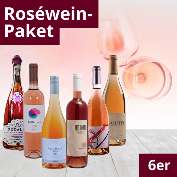 Roséwein-Paket - 6 Flaschen á 0,75 L